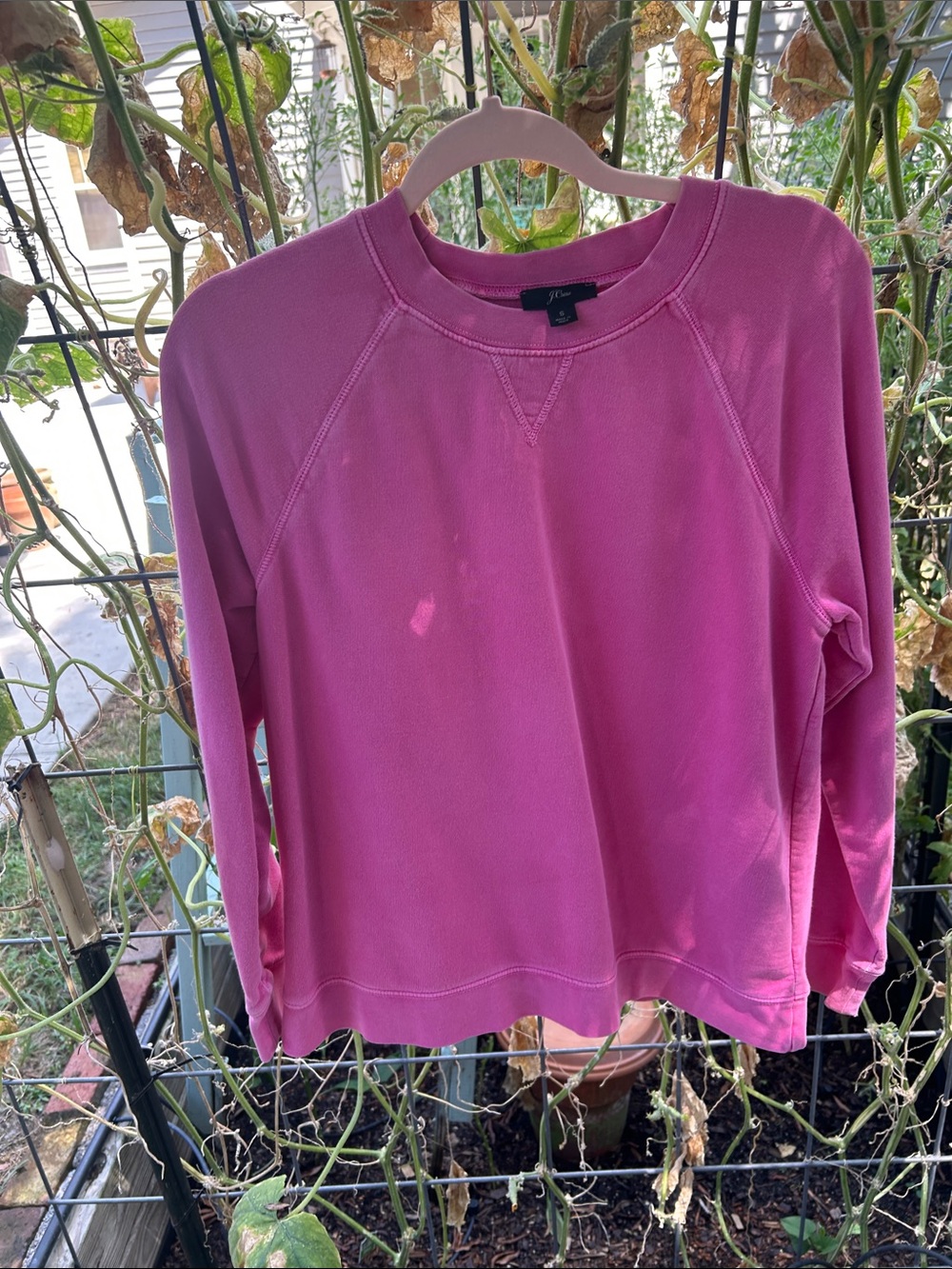 J. Crew Pink Crewneck Sweatshirt